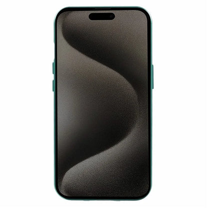 For iPhone 15 Magnetic Adsorption Case Metal Bumper Tempered Glass Privacy Cover