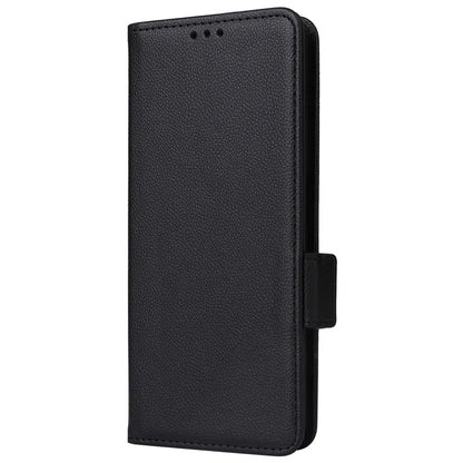 For TCL 40 NxtPaper Case Shockproof Litchi Texture PU Leather Wallet Phone Cover with Strap