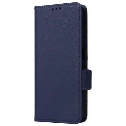 For TCL 40 NxtPaper Case Shockproof Litchi Texture PU Leather Wallet Phone Cover with Strap