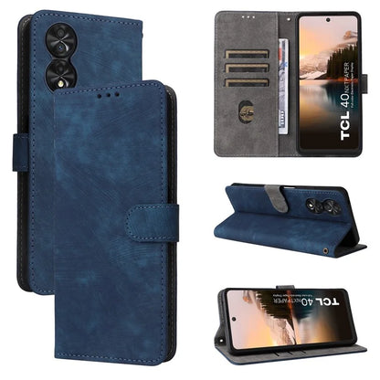 For TCL 40 NxtPaper Stand Folio Phone Case with RFID Blocking 3 Card Slot