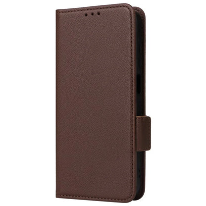 For Samsung Galaxy A25 5G (Global) (161.0 x 76.5 x 8.3mm) Magnetic Phone Case Shockproof Litchi Texture PU Leather Flip Cover