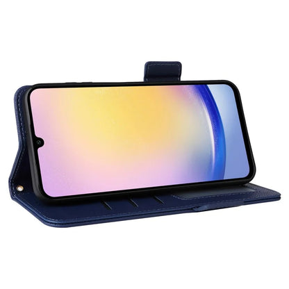For Samsung Galaxy A25 5G (Global) (161.0 x 76.5 x 8.3mm) Magnetic Phone Case Shockproof Litchi Texture PU Leather Flip Cover