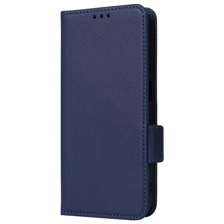 For Samsung Galaxy A25 5G (Global) (161.0 x 76.5 x 8.3mm) Magnetic Phone Case Shockproof Litchi Texture PU Leather Flip Cover