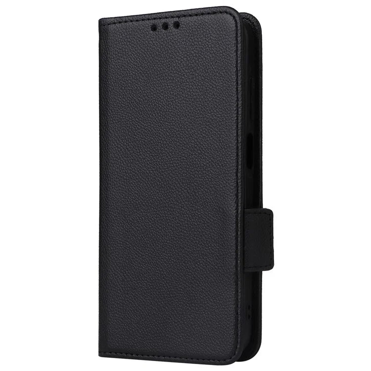 For Samsung Galaxy A25 5G (Global) (161.0 x 76.5 x 8.3mm) Magnetic Phone Case Shockproof Litchi Texture PU Leather Flip Cover
