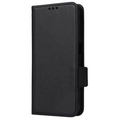 For Samsung Galaxy A25 5G (Global) (161.0 x 76.5 x 8.3mm) Magnetic Phone Case Shockproof Litchi Texture PU Leather Flip Cover