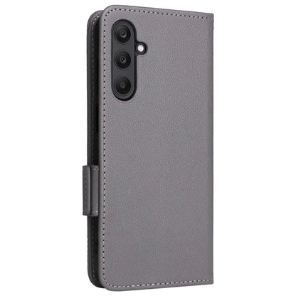 For Samsung Galaxy A25 5G (Global) (161.0 x 76.5 x 8.3mm) Magnetic Phone Case Shockproof Litchi Texture PU Leather Flip Cover