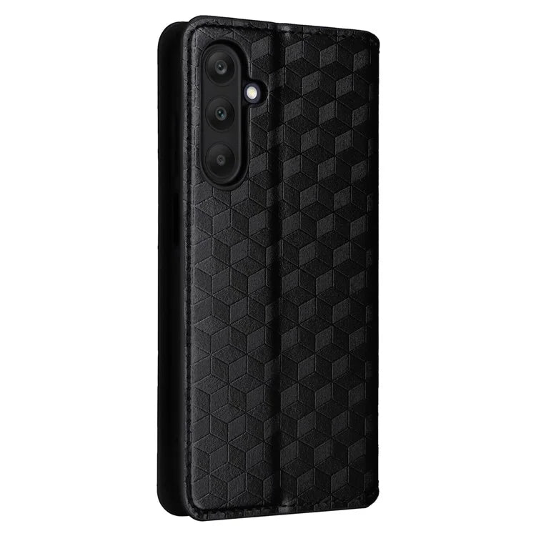 For 	Samsung Galaxy A25 5G (Global) (161.0 x 76.5 x 8.3mm) Magnetic Phone Case PU Leather Wallet Card Slots Phone Cover