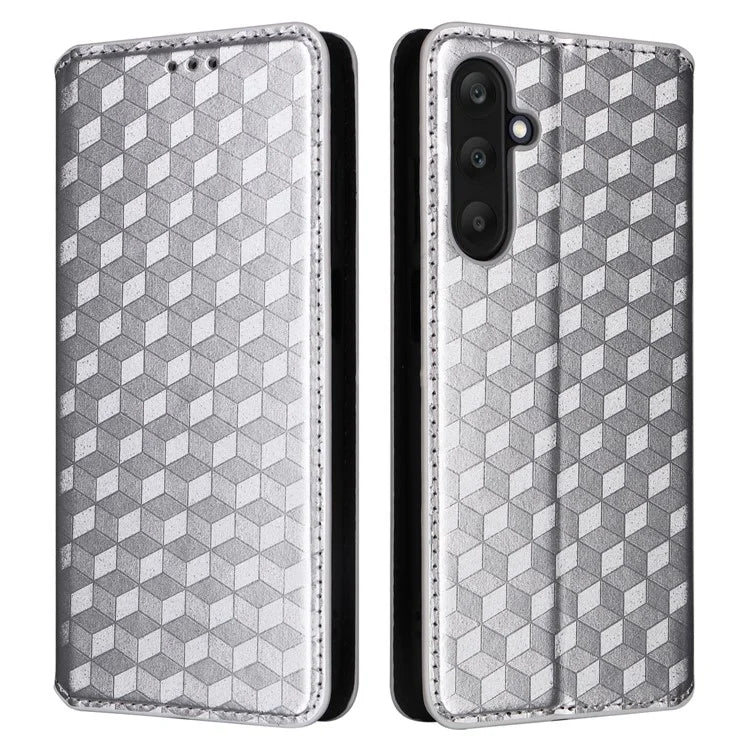 For 	Samsung Galaxy A25 5G (Global) (161.0 x 76.5 x 8.3mm) Magnetic Phone Case PU Leather Wallet Card Slots Phone Cover