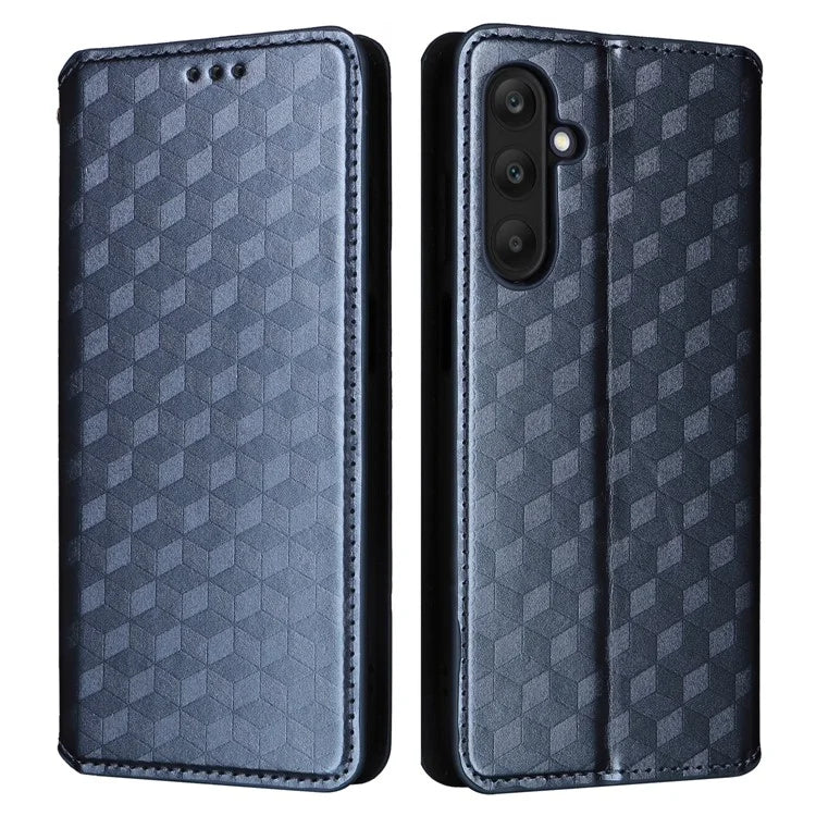 For 	Samsung Galaxy A25 5G (Global) (161.0 x 76.5 x 8.3mm) Magnetic Phone Case PU Leather Wallet Card Slots Phone Cover
