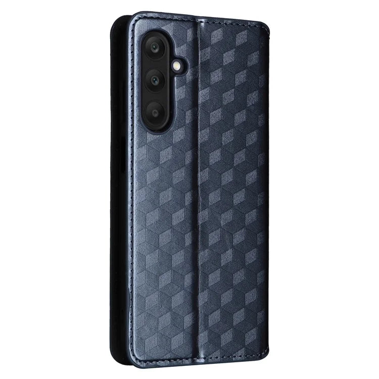 For 	Samsung Galaxy A25 5G (Global) (161.0 x 76.5 x 8.3mm) Magnetic Phone Case PU Leather Wallet Card Slots Phone Cover