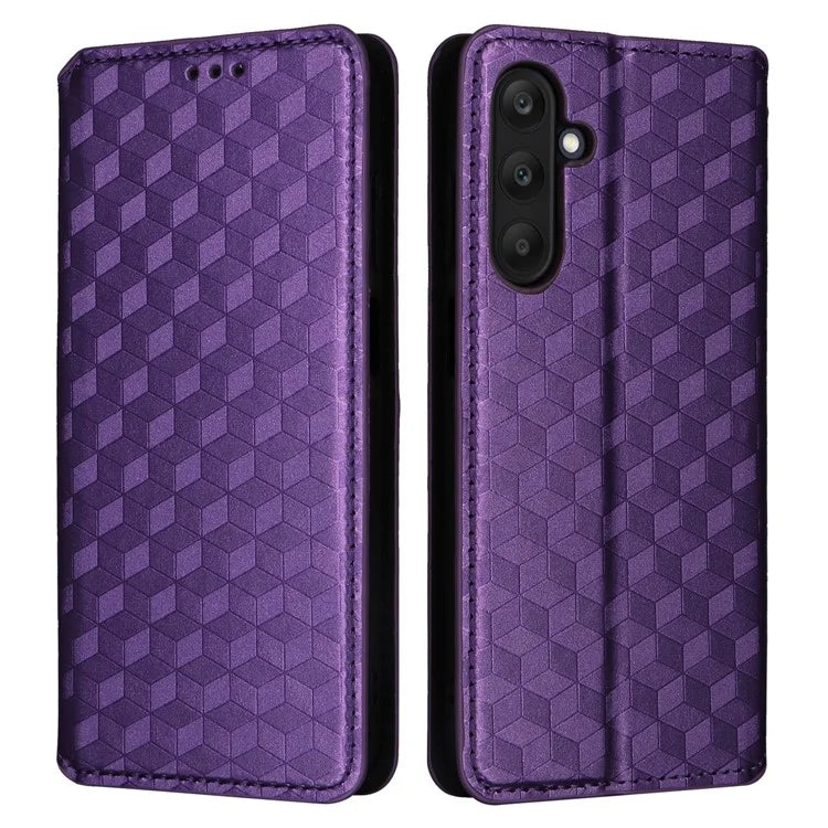 For 	Samsung Galaxy A25 5G (Global) (161.0 x 76.5 x 8.3mm) Magnetic Phone Case PU Leather Wallet Card Slots Phone Cover