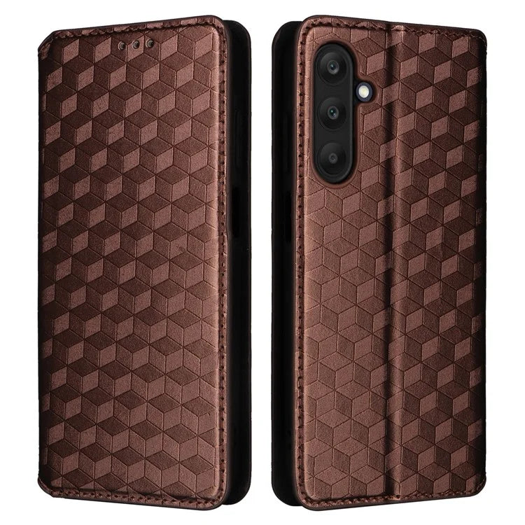 For 	Samsung Galaxy A25 5G (Global) (161.0 x 76.5 x 8.3mm) Magnetic Phone Case PU Leather Wallet Card Slots Phone Cover