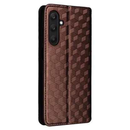 For 	Samsung Galaxy A25 5G (Global) (161.0 x 76.5 x 8.3mm) Magnetic Phone Case PU Leather Wallet Card Slots Phone Cover