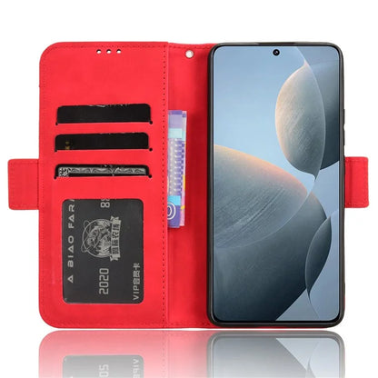For Xiaomi Redmi K70E 5G / Poco X6 Pro 5G Phone Case Card Slot Stand Magnetic Closure Cover