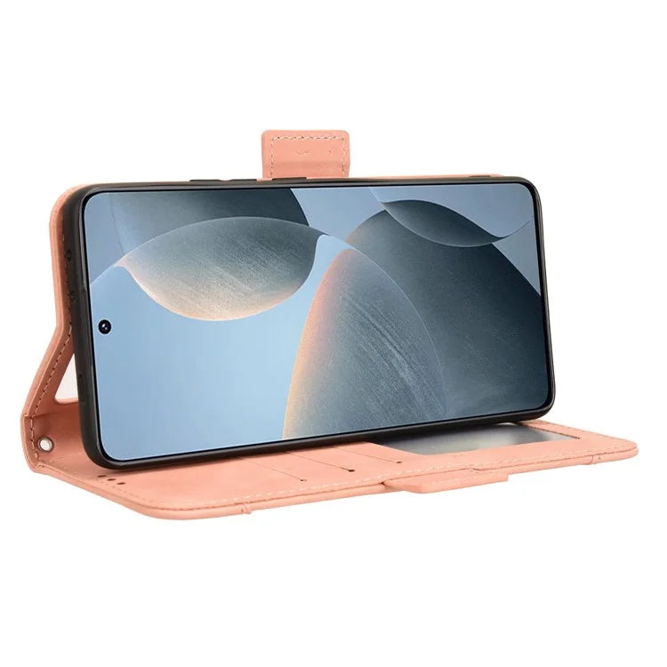 For Xiaomi Redmi K70E 5G / Poco X6 Pro 5G Phone Case Card Slot Stand Magnetic Closure Cover