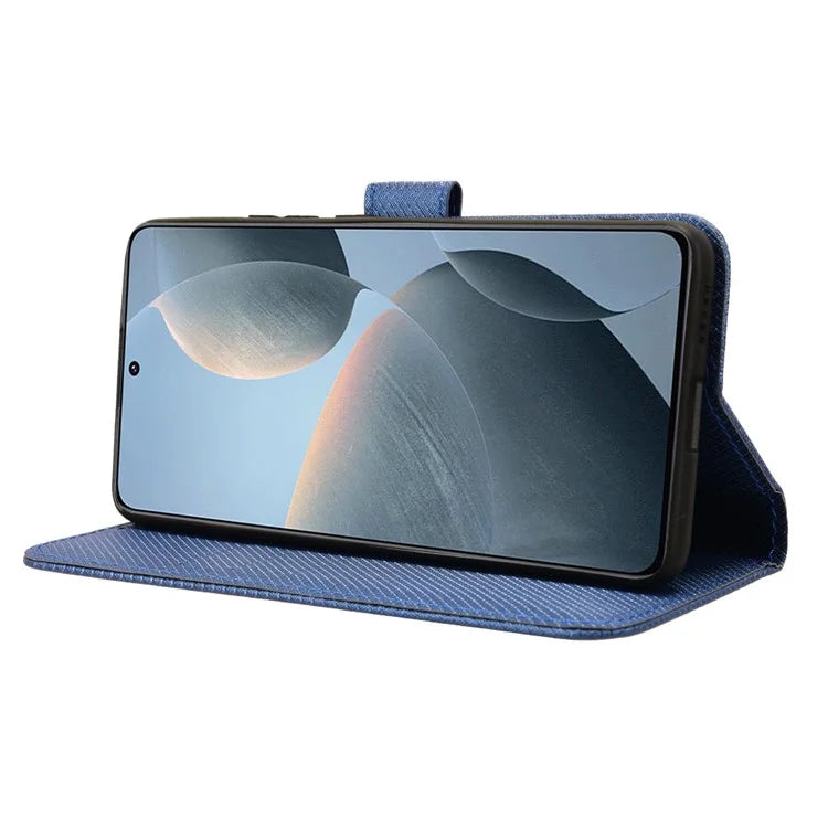 For Xiaomi Redmi K70E 5G / Poco X6 Pro 5G Phone Case Wallet Wrist Strap Card Slots Leather Cover
