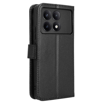 For Xiaomi Redmi K70E 5G / Poco X6 Pro 5G Phone Case Wallet Wrist Strap Card Slots Leather Cover