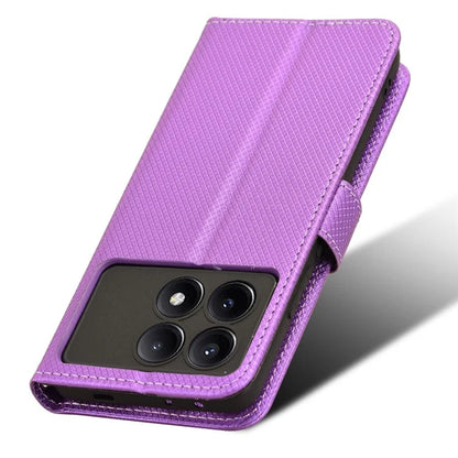 For Xiaomi Redmi K70E 5G / Poco X6 Pro 5G Phone Case Wallet Wrist Strap Card Slots Leather Cover