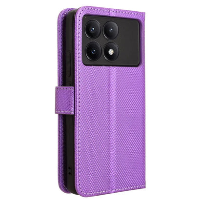 For Xiaomi Redmi K70E 5G / Poco X6 Pro 5G Phone Case Wallet Wrist Strap Card Slots Leather Cover