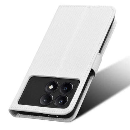 For Xiaomi Redmi K70E 5G / Poco X6 Pro 5G Phone Case Wallet Wrist Strap Card Slots Leather Cover