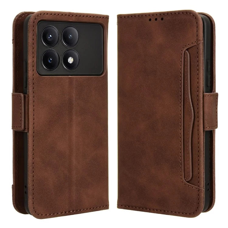 For Xiaomi Redmi K70 5G / K70 Pro 5G Phone Case with Multi Card Holder PU Leather Cover