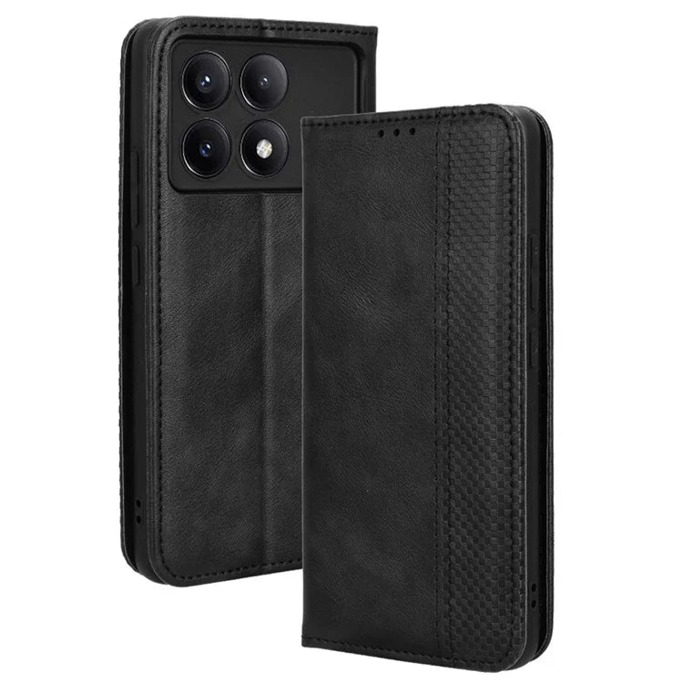 Leather Wallet for Xiaomi Redmi K70 5G / K70 Pro 5G Viewing Stand Phone Cover