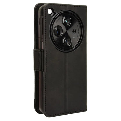 For Oppo Find N3 5G / OnePlus Open PU Leather Protective Case Card Holder Stand Flip Cover