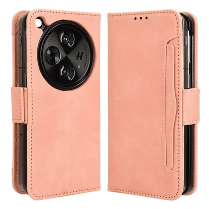 For Oppo Find N3 5G / OnePlus Open PU Leather Protective Case Card Holder Stand Flip Cover