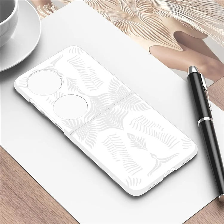 For Huawei Pocket 2 Case Electroplating Frame Wing Design Hard PC Phone Cover
