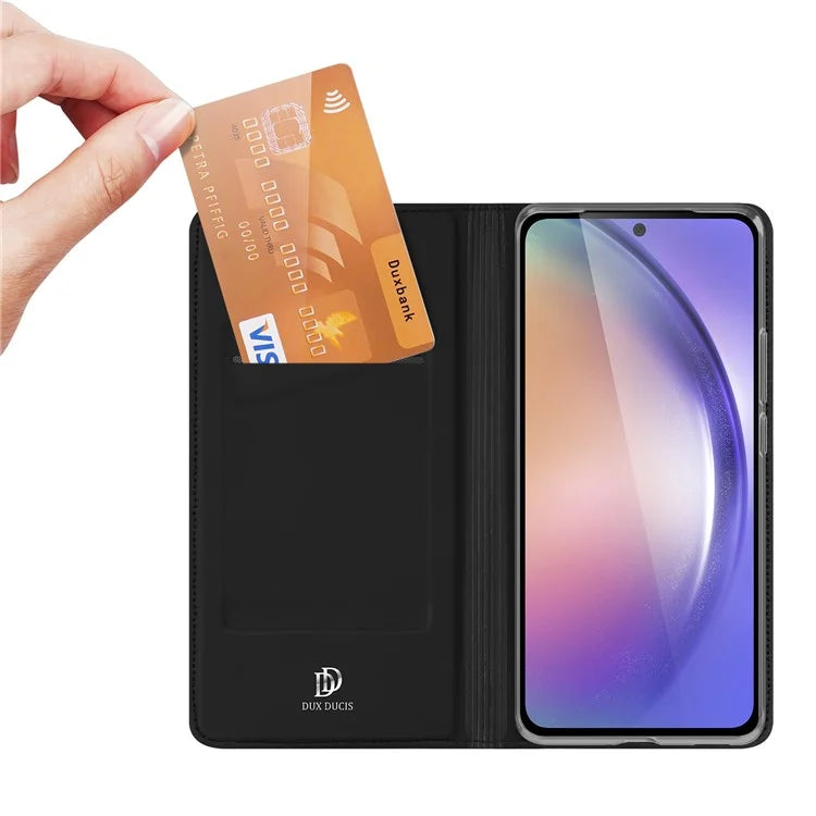 DUX DUCIS Skin Pro Series For Samsung Galaxy A55 5G Magnetic Case Leather Phone Wallet Cover