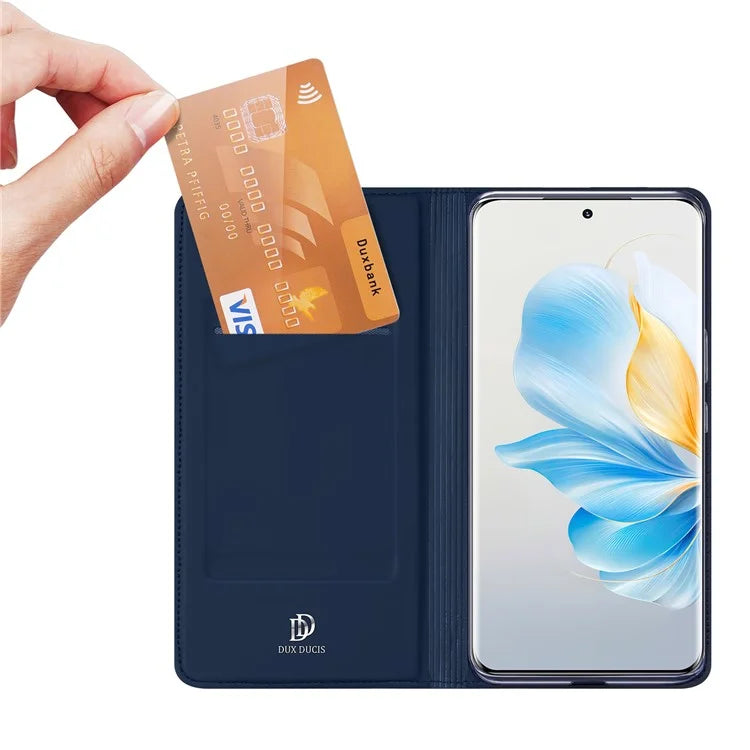 DUX DUCIS Skin Pro Series For Honor 100 5G Case Leather Stand Phone Shell with Card Holder