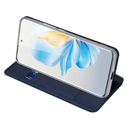 DUX DUCIS Skin Pro Series For Honor 100 5G Case Leather Stand Phone Shell with Card Holder