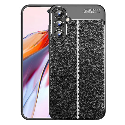For Samsung Galaxy A35 5G Cell Phone Case Litchi Texture Anti-scratch TPU Protective Shell