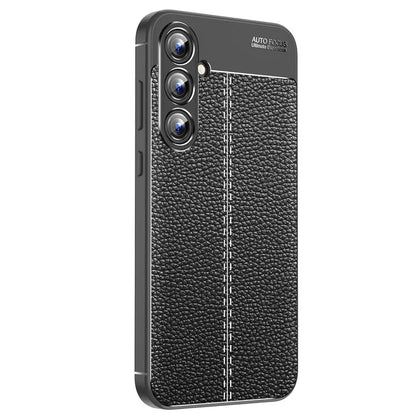 For Samsung Galaxy A35 5G Cell Phone Case Litchi Texture Anti-scratch TPU Protective Shell