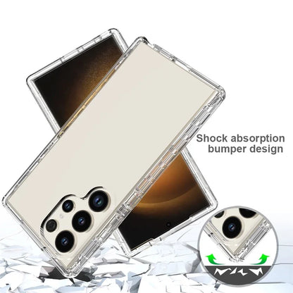 For Samsung Galaxy S24 Ultra Case Drop-resistant PC+TPU Clear Gradient Phone Protective Shell
