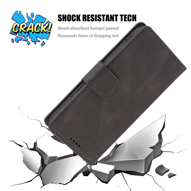 For Samsung Galaxy S24+ Leather Case Wallet Stand Classic Phone Cover