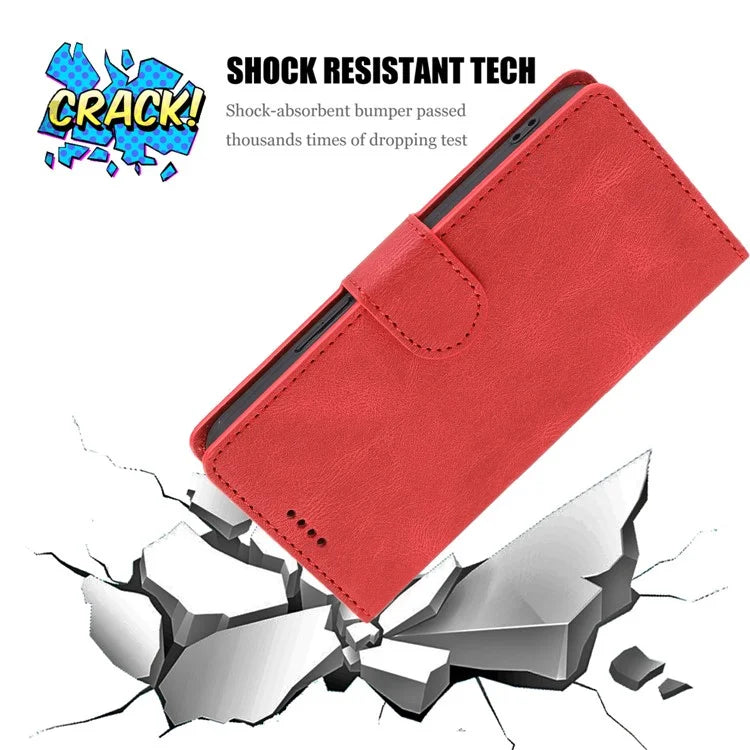 For Samsung Galaxy S24+ Leather Case Wallet Stand Classic Phone Cover