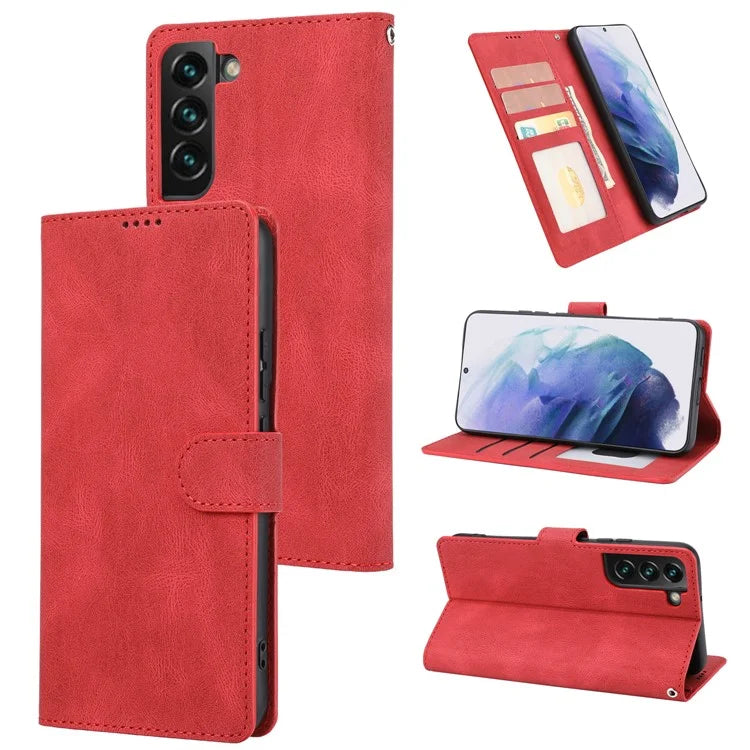 For Samsung Galaxy S24+ Leather Case Wallet Stand Classic Phone Cover