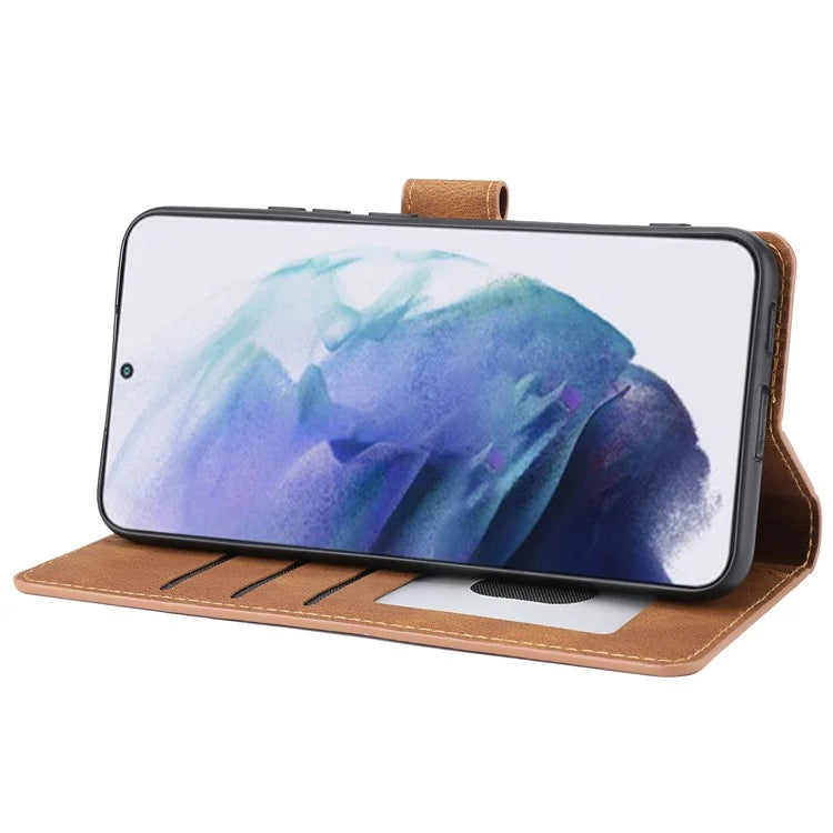 For Samsung Galaxy S24+ Leather Case Wallet Stand Classic Phone Cover
