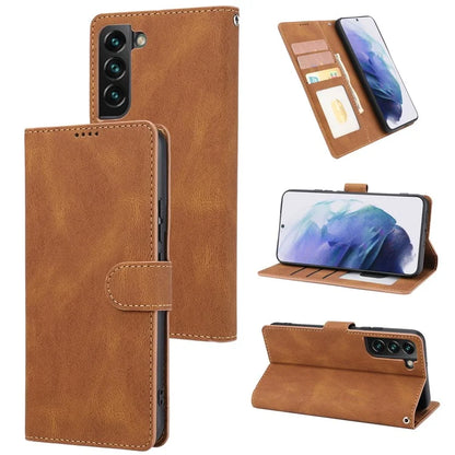 For Samsung Galaxy S24+ Leather Case Wallet Stand Classic Phone Cover