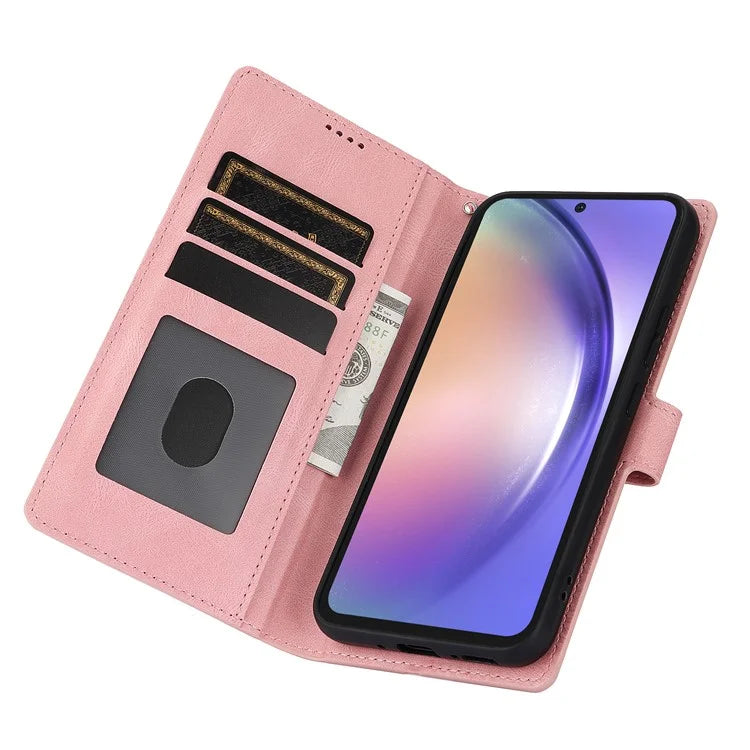 For Samsung Galaxy A15 5G Leather Wallet Case Flip Phone Cover