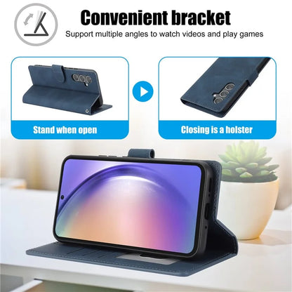 For Samsung Galaxy A35 5G Fantasy Leather Wallet Cover Phone Stand Case