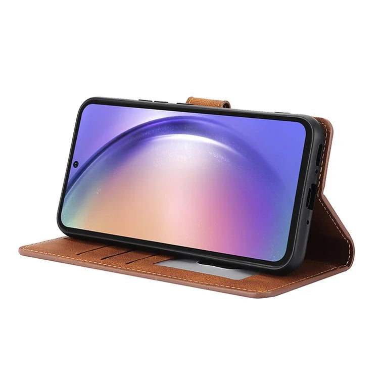 For Samsung Galaxy A35 5G Fantasy Leather Wallet Cover Phone Stand Case
