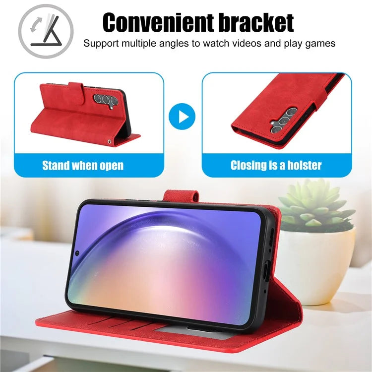 For Samsung Galaxy A35 5G Fantasy Leather Wallet Cover Phone Stand Case
