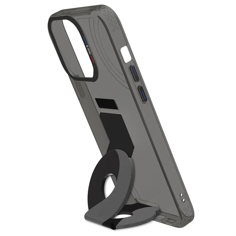 TGVIS ART Series for iPhone 15 Pro Max Kickstand Case Hand Grip Phone Cover