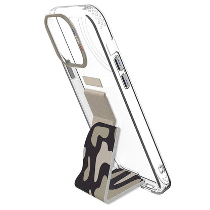 TGVIS ART Series for iPhone 15 Pro Max Kickstand Case Hand Grip Phone Cover