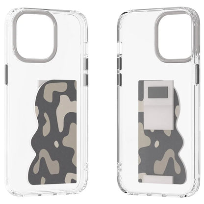 TGVIS ART Series for iPhone 15 Pro Max Kickstand Case Hand Grip Phone Cover