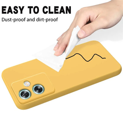 Cell Phone Case for Oppo A79 5G / A2 5G Shell Liquid Silicone+Soft Lining Anti-Scratch Cover