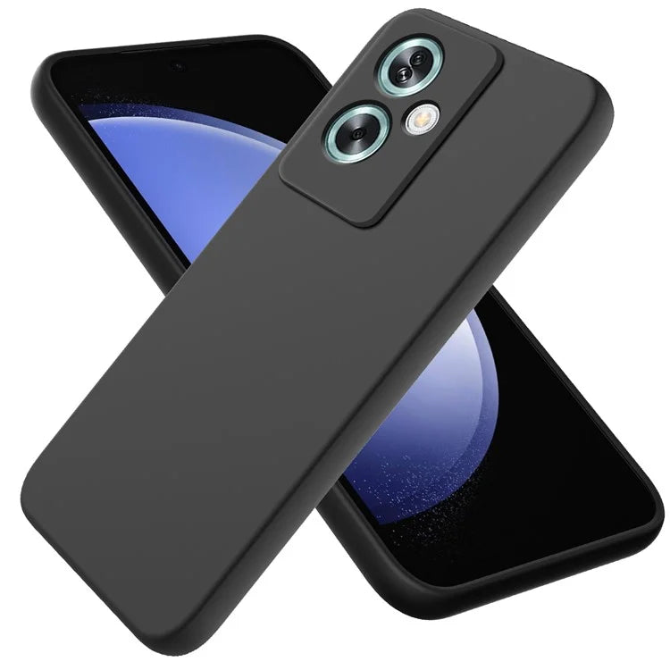 Cell Phone Case for Oppo A79 5G / A2 5G Shell Liquid Silicone+Soft Lining Anti-Scratch Cover