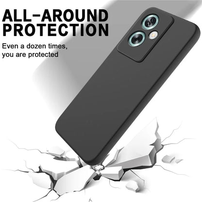 Cell Phone Case for Oppo A79 5G / A2 5G Shell Liquid Silicone+Soft Lining Anti-Scratch Cover